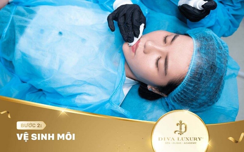 Quy trình phun môi Hồ Chí Minh tại DIVA