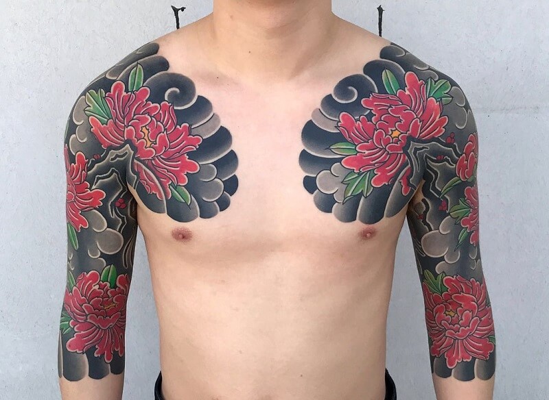 Hình Xăm Cá Chép Nguyên Cánh Tay Koi Fish Tattoo Nhật Bản Phong Cách Yakuza  Japan